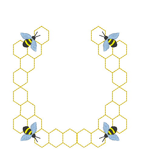 Bees in Honeycomb Bees in Honeycomb