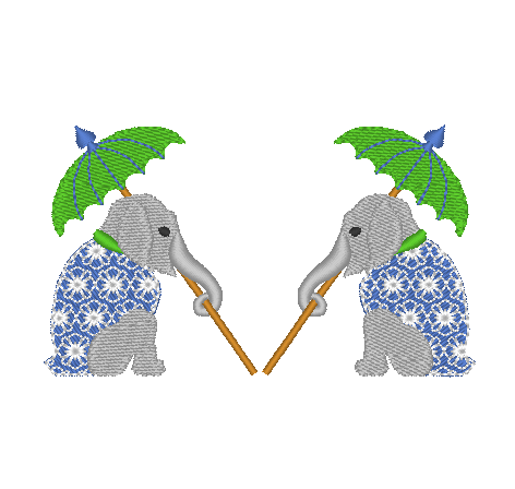 Chinois Elephant with Parasol Chinois Elephant with Parasol