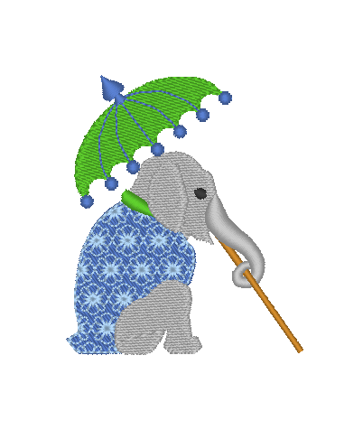 Chinois Elephant with Parasol Chinois Elephant with Parasol