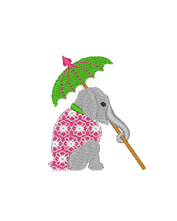 Chinois Elephant with Parasol Chinois Elephant with Parasol