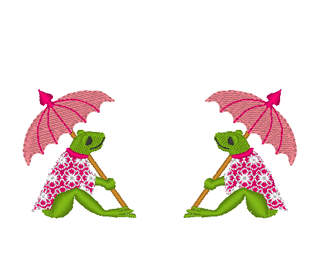 Chinois Frog with Parasol Chinois Frog with Parasol