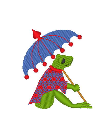 Chinois Frog with Parasol Chinois Frog with Parasol