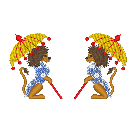Chinois Lion with Parasol Chinois Lion with Parasol