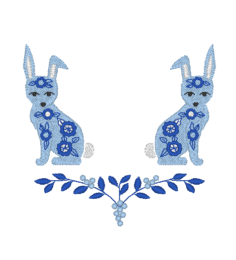 Blue and White Chinois Animals Blue and White Chinois Animals