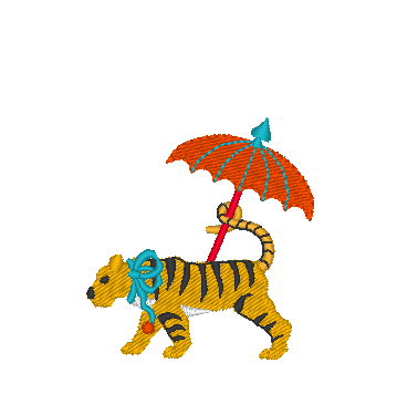 Chinois Tiger with Parasol Chinois Tiger with Parasol