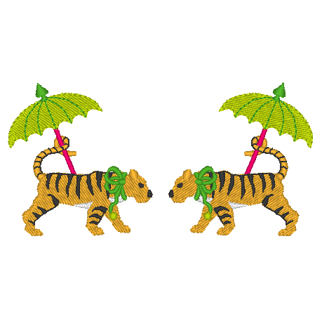 Chinois Tiger with Parasol Chinois Tiger with Parasol