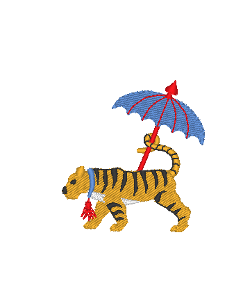 Chinois Tiger with Parasol Chinois Tiger with Parasol
