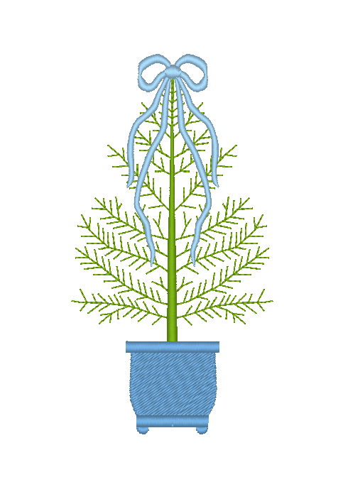 Christmas Tree in Ceramic Pot Christmas Tree in Ceramic Pot