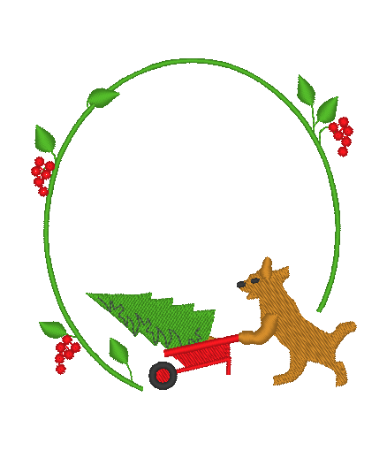 Christmas Dogs at the Tree Farm Christmas Dogs at the Tree Farm