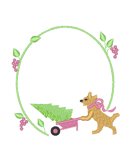 Christmas Dogs at the Tree Farm Christmas Dogs at the Tree Farm