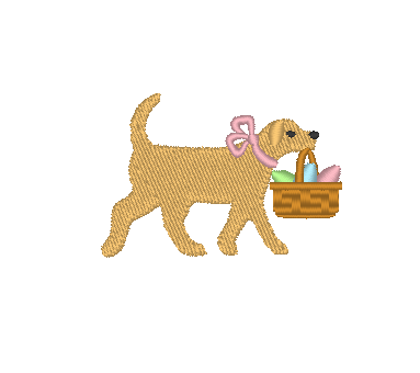 Dogs with Easter Baskets Dogs with Easter Baskets