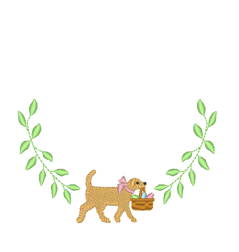 Dogs with Easter Baskets Dogs with Easter Baskets