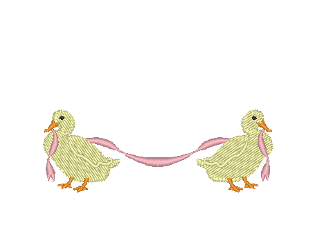 Ducks with Ribbon Ducks with Ribbon