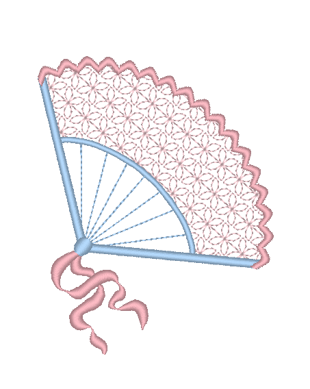 Fan with Ribbon Fan with Ribbon