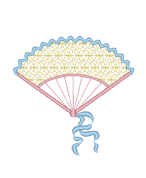 Fan with Ribbon Fan with Ribbon