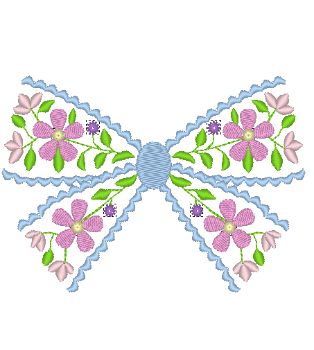 Floral Bow Large Floral Bow Large