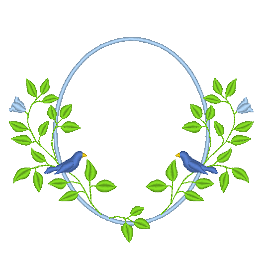 Floral Garden Oval Floral Garden Oval