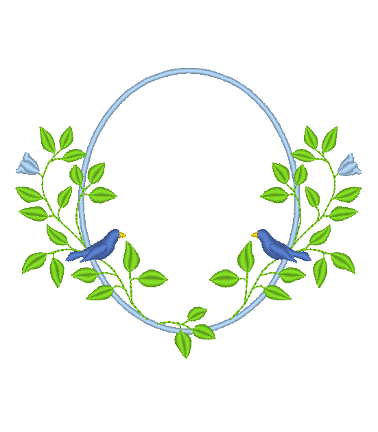 Floral Garden Oval Floral Garden Oval