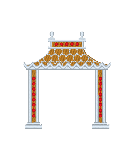 Gingerbread Pagodas Gingerbread Pagodas