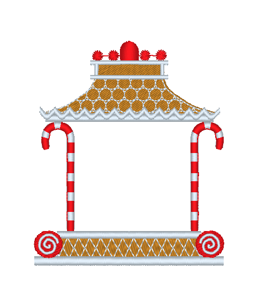 Gingerbread Pagodas Gingerbread Pagodas