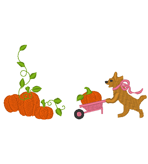 Halloween Dogs in the Garden Halloween Dogs in the Garden