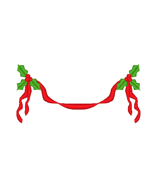 Holly and Ribbon Holly and Ribbon