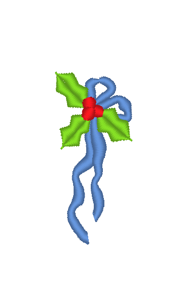 Holly and Ribbon Holly and Ribbon