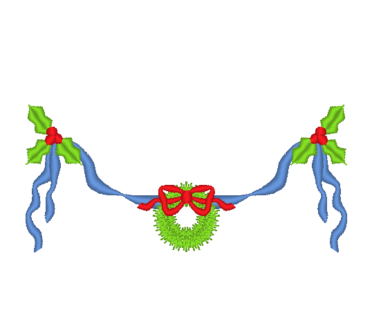 Holly and Ribbon Holly and Ribbon