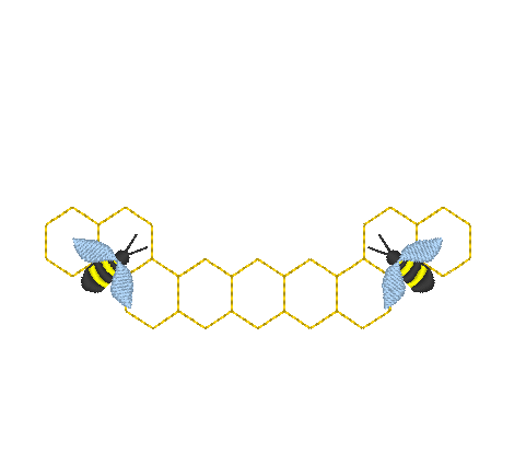 Bees in Honeycomb Bees in Honeycomb