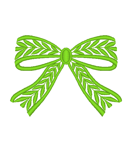 Leafy Bow Leafy Bow