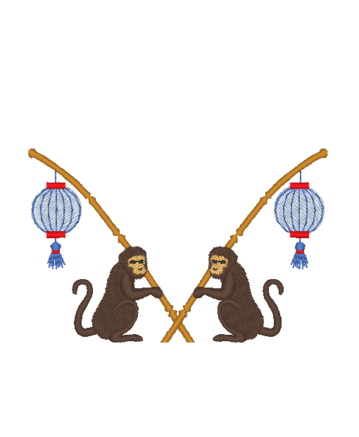 Monkeys with Paper Lanterns Monkeys with Paper Lanterns