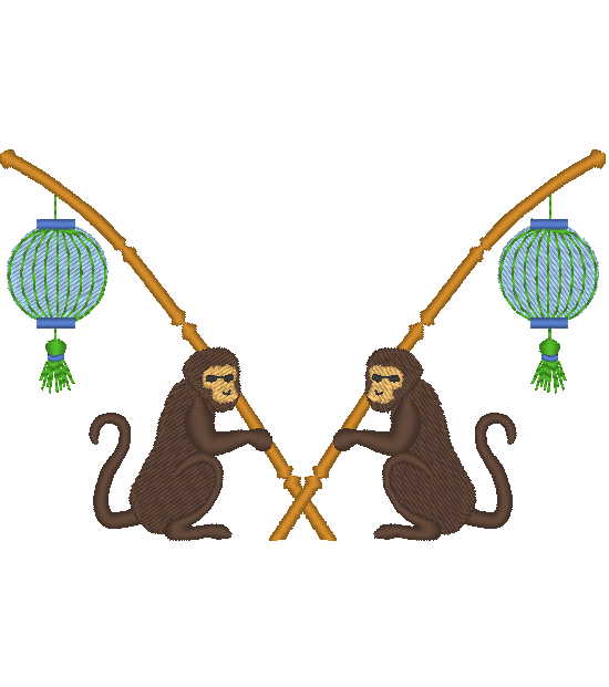 Monkeys with Paper Lanterns Monkeys with Paper Lanterns