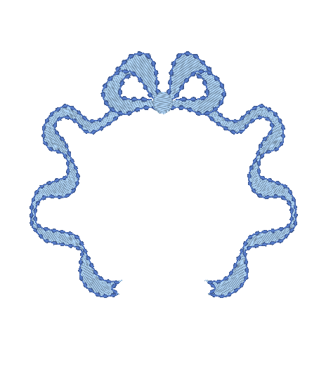 Picot Trimmed Bows Picot Trimmed Bows