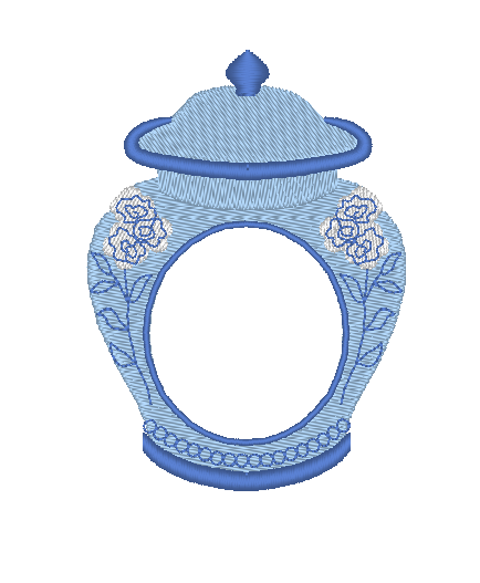 Porcelain Ginger Jar Porcelain Ginger Jar