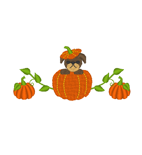 Puppy in a Pumpkin Puppy in a Pumpkin