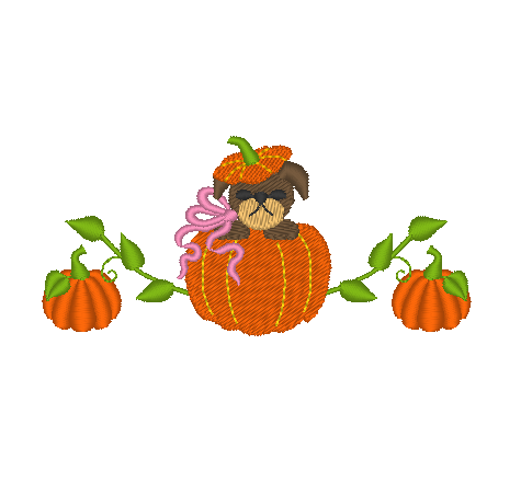 Puppy in a Pumpkin Puppy in a Pumpkin