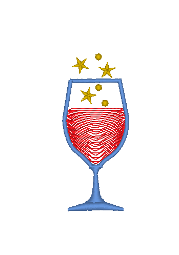 Red, Wine and Blue Red, Wine and Blue