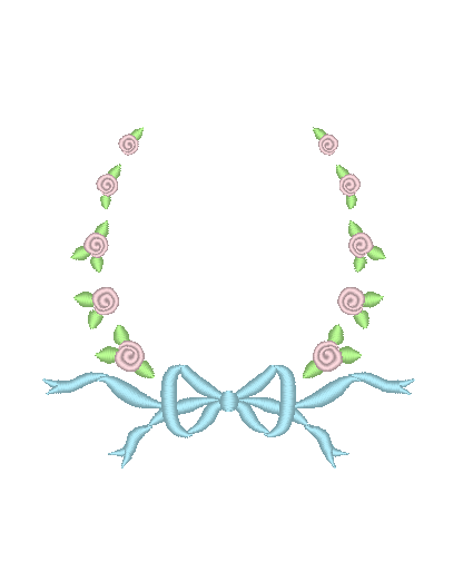 Roses and Ribbon Roses and Ribbon