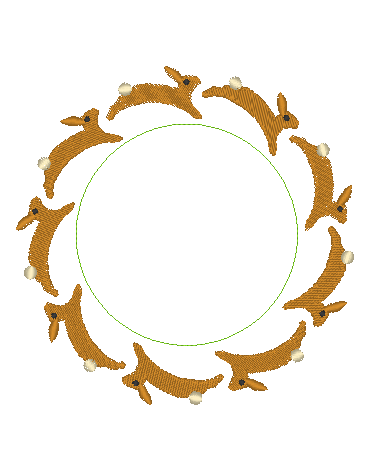 Running Bunny Circle Large Running Bunny Circle Large