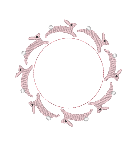 Running Bunny Circle Running Bunny Circle