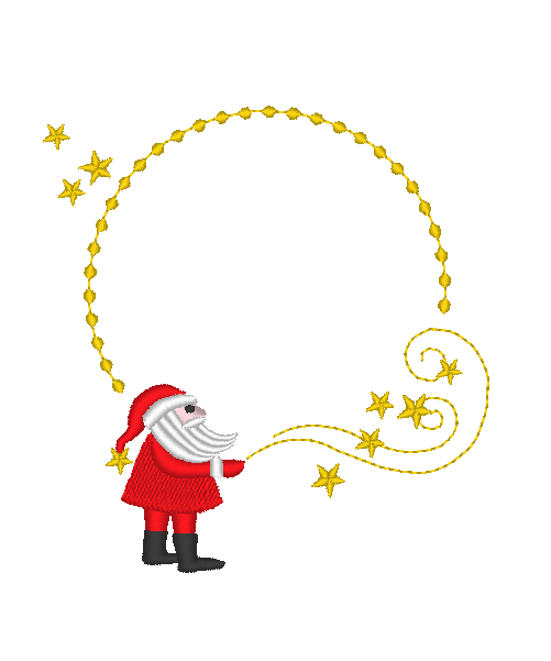 Santa and Starry Night Santa and Starry Night