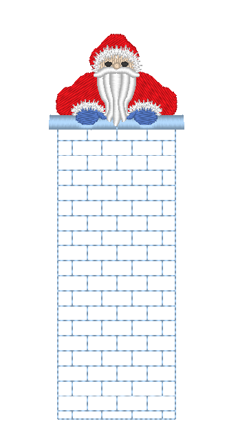 Santa in the Chimney Santa in the Chimney