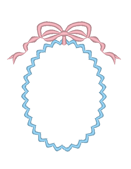 Scalloped Oval Scalloped Oval