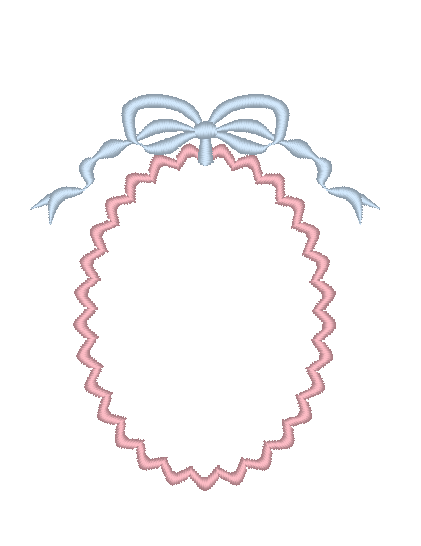 Scalloped Oval Scalloped Oval