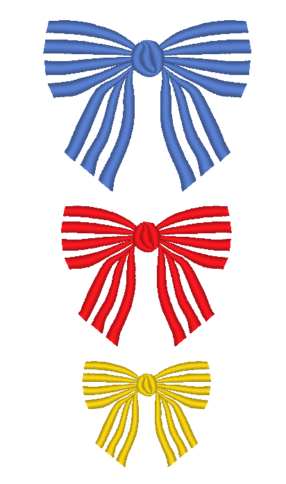 Striped Bows Striped Bows