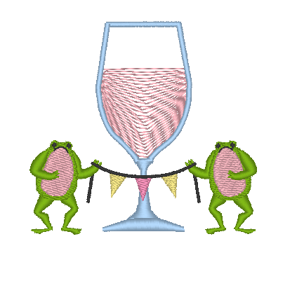 Toad-ally Time for Wine Toad-ally Time for Wine