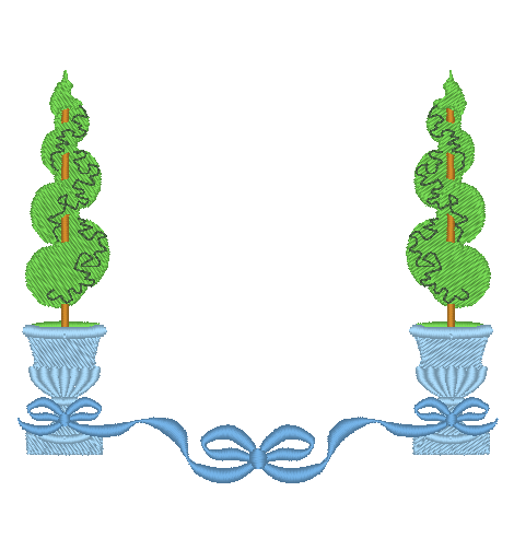 Spiral Topiary Trees Spiral Topiary Trees