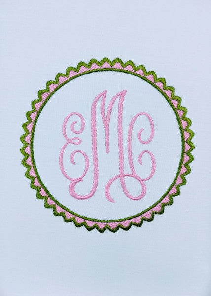 Scallop Circle Filled Scallop Circle Filled