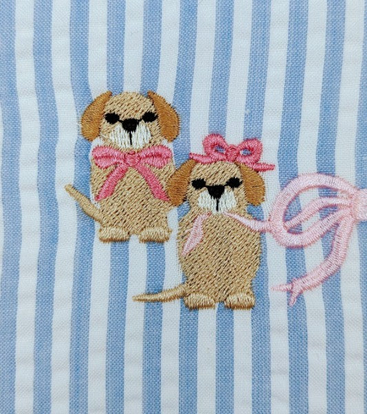 Puppies in Bows Puppies in Bows