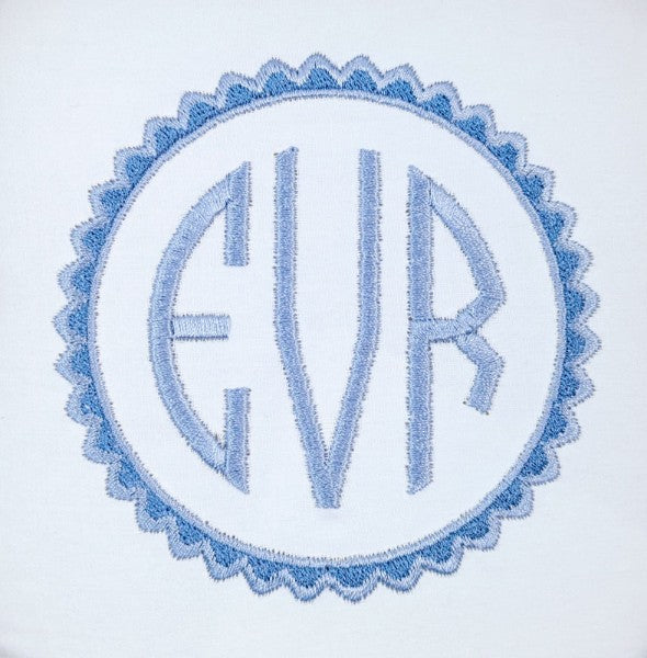 Scallop Circle Filled Scallop Circle Filled